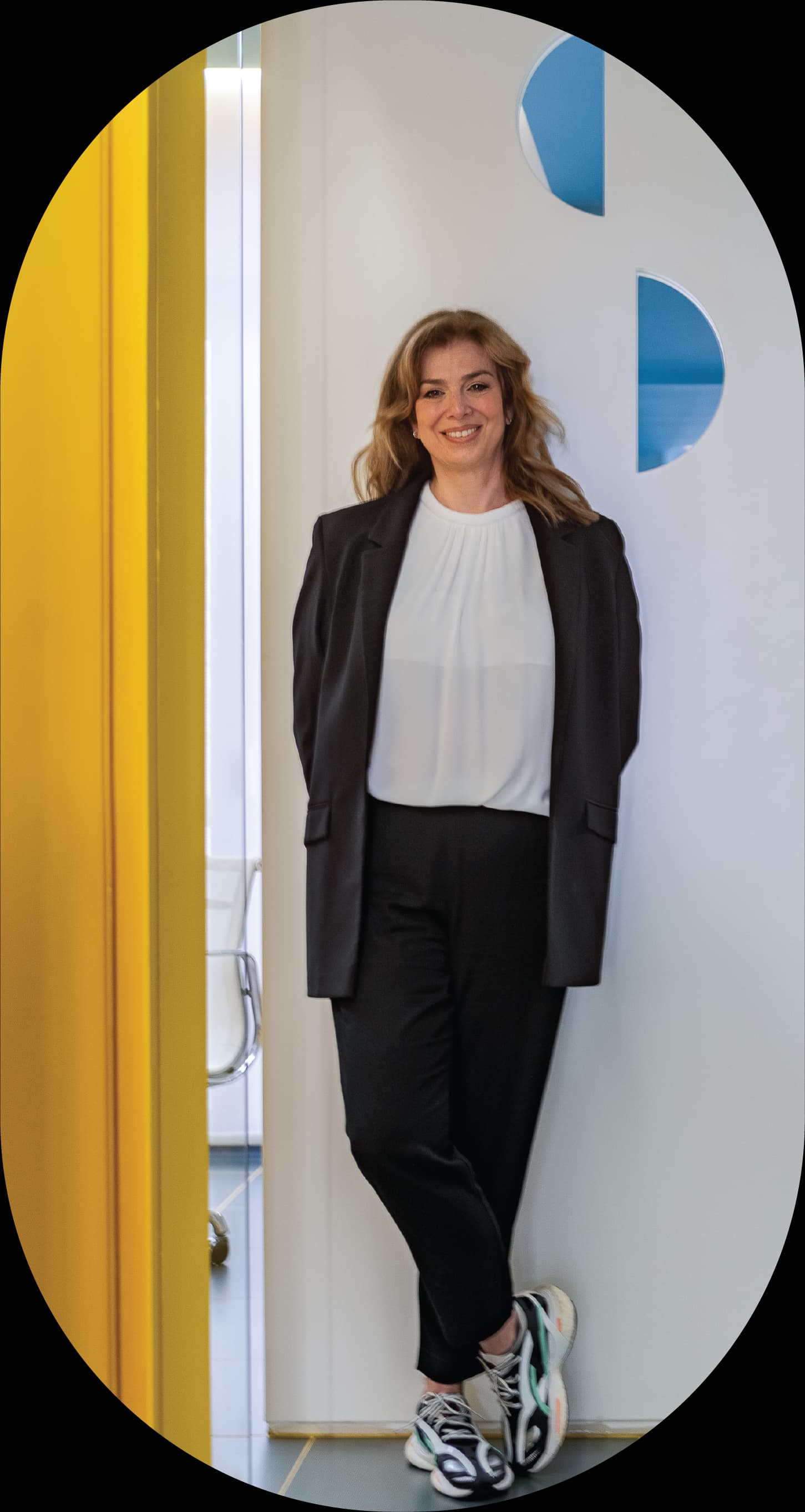 Dr Anna Lagou at work