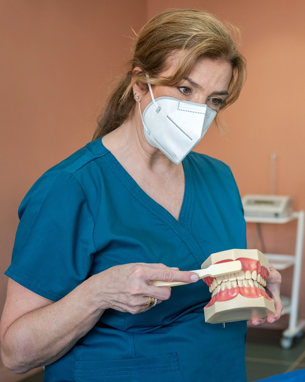 Dr Anna Lagou at work
